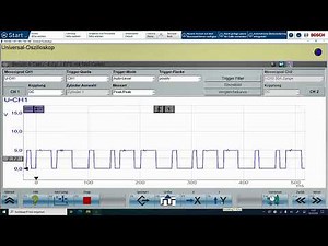 Record sensor signal images with the Bosch FSA Universal Oscilloscope.