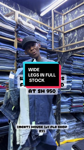 Affordable Ladies Wide Leg Jeans at Imenti House