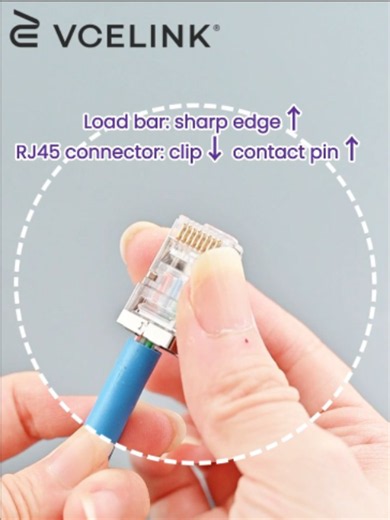 Tips for RJ45 Connectors Installation-Load Bar Details Comparison.#rj45 #cat6 #rj45connector #tipsandtricks #howto #novice #diy