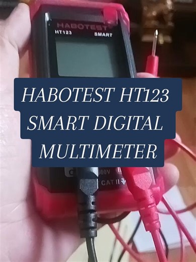 HABOTEST HT123 - Multímetro Digital Inteligente de 600V