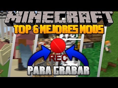 TOP 6 MEJORES MODS para GRABAR ROLEPLAYS y CORTOS MINECRAFT | MODS 1.8 - 1.10.2 - 1.12.2 - 1.14.4
