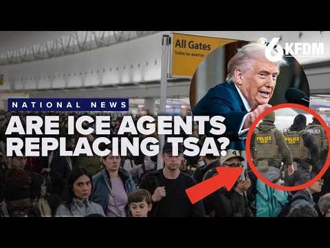 Hundreds of TSA officers quit amid DHS shutdown; Trump vows to send ICE in their place