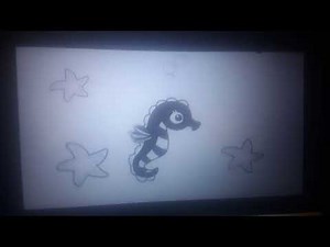 two tone motion seahorse