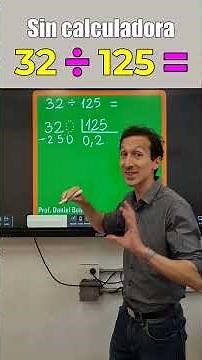👉 32 ÷ 125 without a calculator #mathematics #division #decimals #byhand