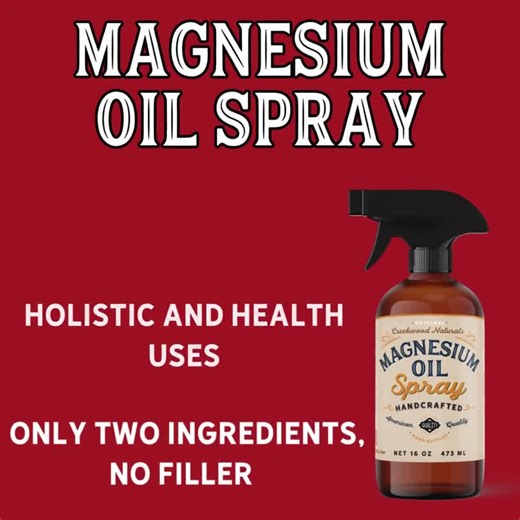 Magnesium Oil Spray in Glass Bottle American Hand Made - Dead Sea Magnesium Chloride 8oz 16oz - Etsy