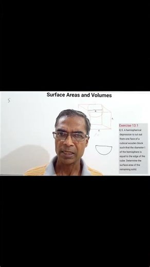 Class X Mathematics - Surface Areas and Volumes ‪@urmilprakashclasses‬