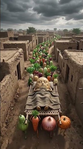 The Final Journey of the Potato King 🥔👑 | Thousands of Vegetables