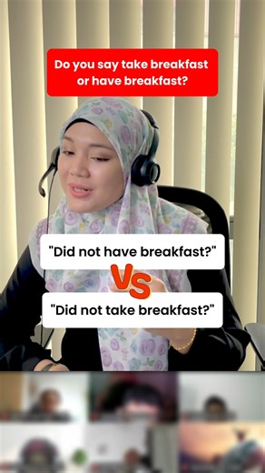 Did you take breakfast or have breakfast? 🥐 Both are fine. Americans usually use take, whilst the British prefer have. That’s just how they talk. 👉🏻 Take your first step with Brican. Link in bio. #bricanenglish #english #englishteacher #englishlesson #englishclass #brican #englishtips #englishlearning #englishspeaking #englishlanguage #learnenglish #fyp #foryou | Brican English for Working Adults