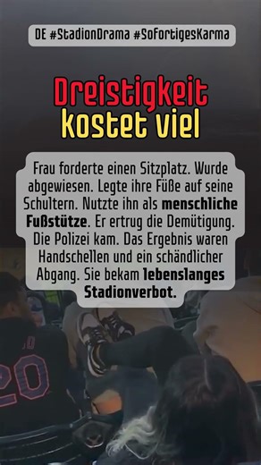 Dreist und sofortiges Karma #Gerechtigkeit #Konsequenzen