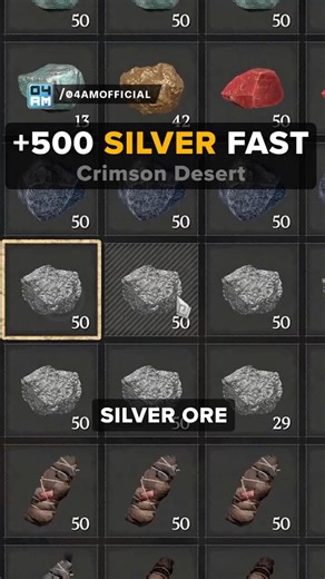 Get +500 SILVER & 6X Ores in Crimson Desert💎🤑