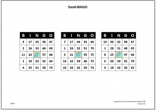 BINGO! mit Excel 365