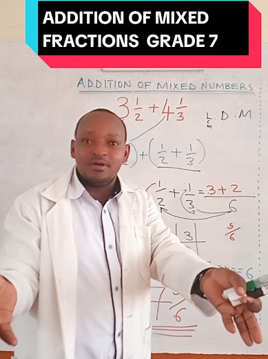 Addition of Mixed Fractions Explained