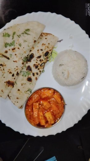 butter paneer masala roti with ghee rice 🍚#cooking #1k