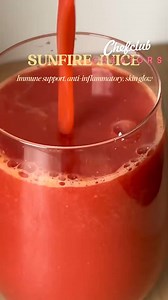 Anti-inflammatory blood orange juice, a recipe from our friend @tastycurls, a member of the Chefclub Creators Club. Follow @tastycurls on TikTok and Instagram 😋 | Chefclub GruB