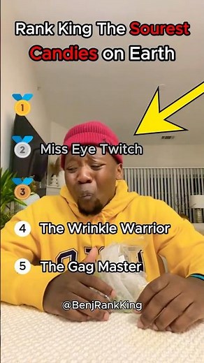 Ranking The Sourest Candies on Earth🍬