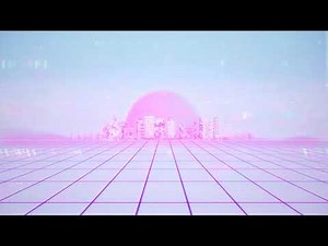 Outrun Grid Animation Loop 3 - Creative Commons