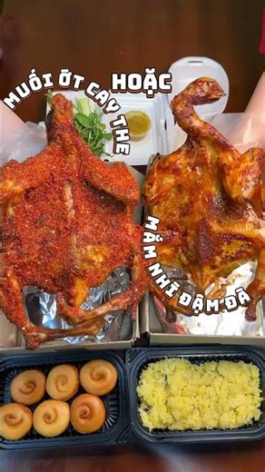 Cùng đập hộp combo gà nướng của nhà Đệ Nhất nha