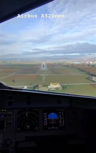 Inside Cockpit ✈️ Airbus A320neo Landing on Runway | Pilot View 🔥
