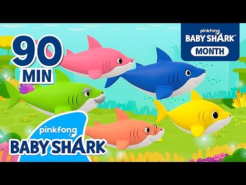 Baby Shark Doo Doo Doo 1 Hour Non-Stop | +Compilation | Baby Shark Remix | Baby Shark Official