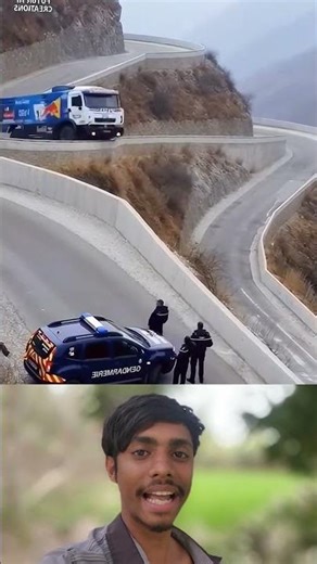 Do not drive at excessive speed on sloping roads.