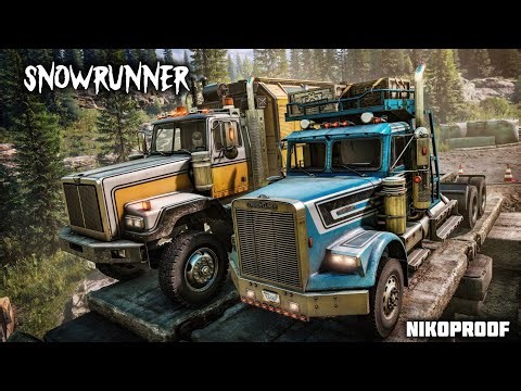 SnowRunner возим грузы