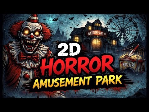 2D Horror Amusement Park 👻👻 | Short Story | Horror Animation | Imaginary