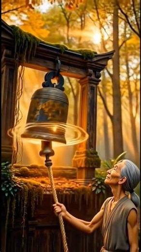 He Repairs a Broken Temple Bell… And Time Reversed#shorts