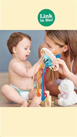 Best Sensory Toy for Babies 👶 | Pull String Learning Toy