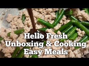 Hello Fresh Unboxing and Cooking - Hello Fresh Coupon Code - FREE Hello Fresh Box!