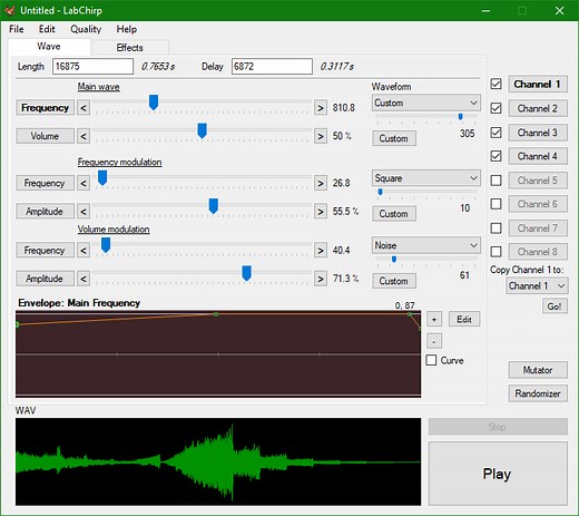 LabChrip : un générateur de sons gratuit et portable - Geekzone.fr