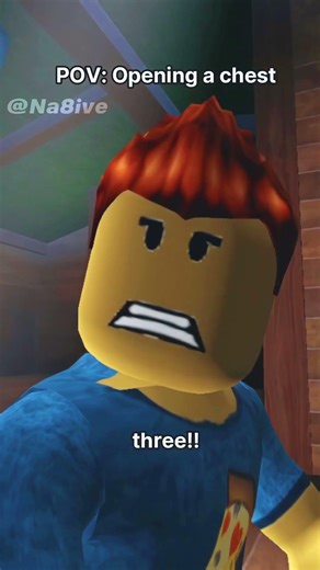 99 nights POV: Opening A Chest #99nightintheforest #robloxanimation