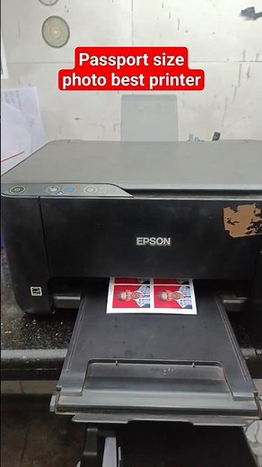 how to print Passport size photo best printer Epson L3210 #passport photo #epson