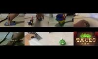 Mix of 8 videos from youtube : Another 8 Piggy Tales Third Act Remastered Episodes played at once