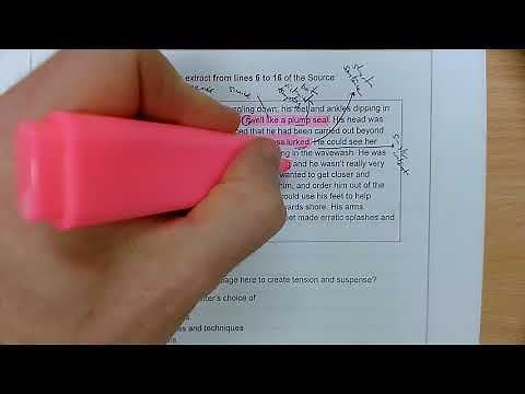 English Language Paper 1 Question 2 - Walkthrough