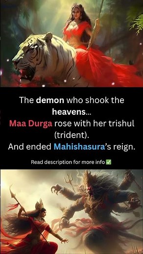 When Maa Durga Killed Mahishasura demon