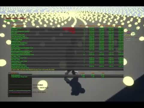 【UE5】弾幕システムのテスト -30,000 Bullets at 60 FPS !! Bullet Hell System Test-