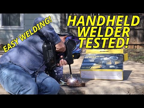 Hizone 110V Handheld Flux Core MIG Welder | Compact, Powerful, & Easy to Use!