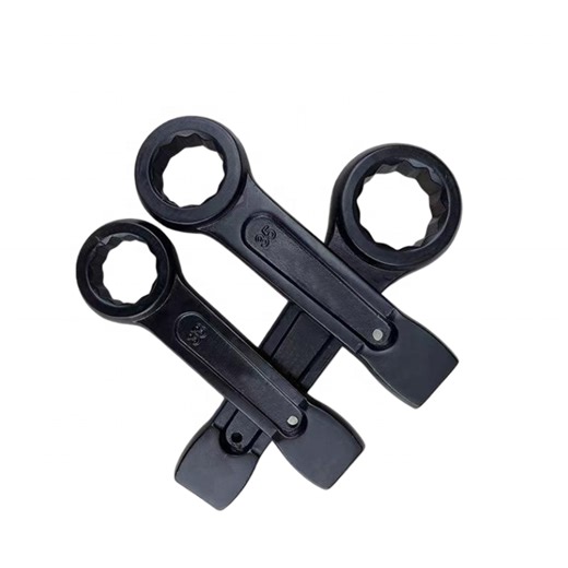 TGS Small Quantity Steel Adjustable Wrench Hammer Slogging Ring Spanner Impact Box End Slugging Wrench for Industrial Use