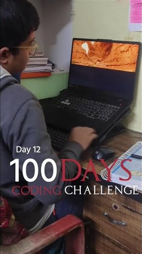 Day 12 of 100 days of coding 💯🔥#coding #youtbeshorts