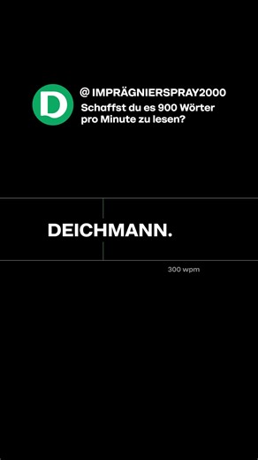 Schaffst du 900 Wörter in einer Minute?
