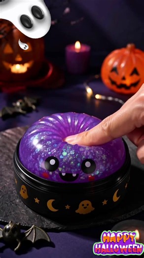 Move over candy - this Halloween bao squishy is real treat! It looks like a fluffy little steamed bun but with a spooky twist (think pumpkin buns, vampire bites, or little ghost faces). Soooo soft and slow-rising. I'm handing these out instead of sweets this year and the kids literally screamed with joy. Perfect for classroom goodie bags or trunk-or-treat! #halloweentreats #squishy #bao #trickortreat #partyfavors