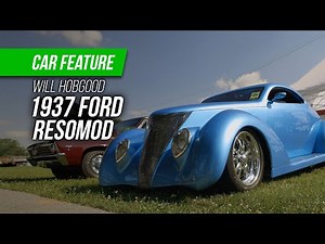 This sleek 1937 Ford Hot Rod Blends Classic Lines with Modern Tech