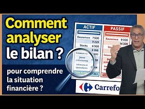 How to analyze the balance sheet to understand the financial situation? The Carrefour case study