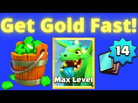 The 5 *FASTEST* Ways to Get Gold in Clash Royale!