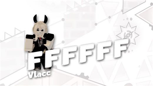 【几何冲刺】666用全白icon打全白关 - FFFFFF by Vlacc