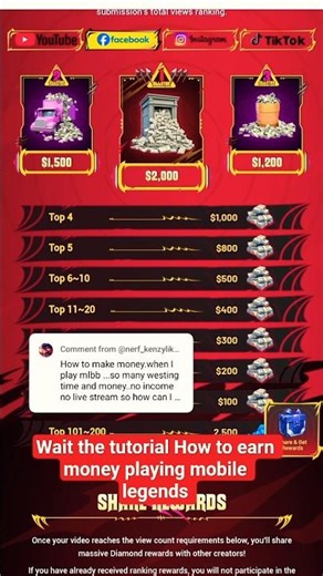 how to make money on mobile legends tutorial