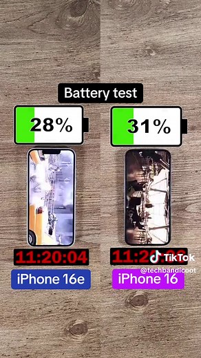 iPhone 16e vs iPhone 16: Ultimate Battery Test Results