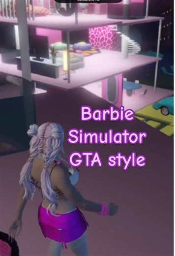 #creatorsearchinsights Barbie simulator. GTA girl plays in Barbie town. Typical GTA I almost die. #barbiesimulator #gamergirl #imjustagirl #cutebaddie