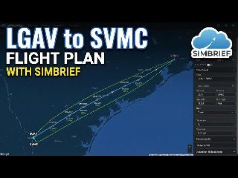 Stream Test SimBrief Flight Planning [LGAV - SVCM] on Mac