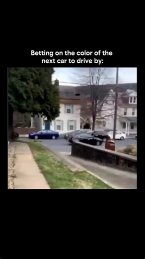 pokies2go on Instagram: "Read the full story 👇 It sounds fake until you see it happen. Groups of people standing around, watching traffic, betting money on the next color car that drives by. Red pays double. Black is the “safe pick.” White feels overdue. And suddenly, a normal street turns into a casino. This kind of betting usually starts as a joke. Someone says “next one’s blue,” throws in a dollar, and when it hits, the rush is real. Soon there’s a system. Odds get adjusted. Someone starts t